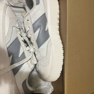 New Balance CT302 White and Gray Sneakers